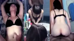Baru Saja Mau Dandan, Malah Langsung Ditaklukkan Dari Belakang Sama Pacar