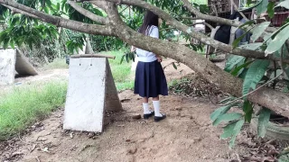 Innocent Schoolgirl Tries To Seduce Menacing Proffesor Into Sex