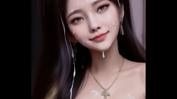 Gadis-gadis Hanfu Putih Diguyur Sperma, Tersipu Malu Dalam Animasi Ai