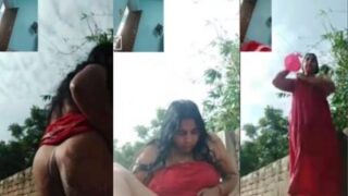 Bhabhi Seksi Mandi Telanjang Di Alam Terbuka Lalu Panas-panas Video Call Bercinta