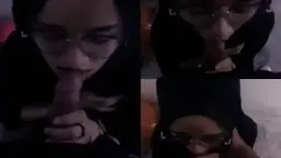 Bell_4k Nyepong Kontol Hijab, Bibir Merah Basah Ngehisap Batang Keras Sampai Muncrat