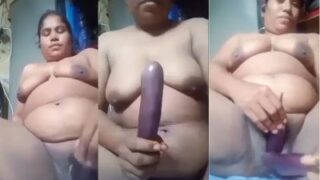 Bokep Binal Boudi Pake Dua Terong Mainin Memek Basah