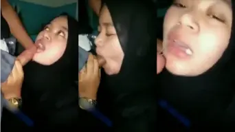 Hijabers Makin Nagih Sruput Kontol Sampai Teler