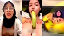 Panya Hijab Live Colmek Pakai Timun, Muncrat Basah Sampe Merem Melek