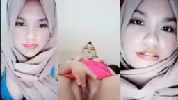 Tantri Jilbab Basah, Jari Mulusnya Ngebut Colmek Sambil Ngos-ngosan.