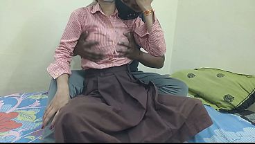Cewek Kuliahan India Digebuk Habis Di Kamar Pacarnya, Crot Di Mana-mana