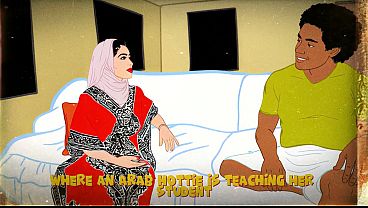 Tutor Arab Montok Dengan Pantat Besar Ngajarin Murid Trik-trik Baru Yang Bikin Nafsu Naik.