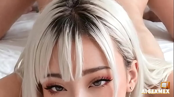 Ngewe Step-sis Pirang Di Kamar | Ngentot Pantat Sama Memek Mungil | Seks Virtual Bikinan Ai